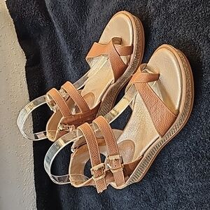 Lucca Lane Leather Sandals Size 6 Worn Once